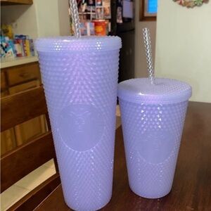 Starbucks ice purple Studded Tumbler Set
